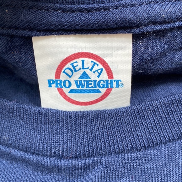 🎉HP🎉 Delta Graphic Peanuts “My Dog Is Family” LS Tee 💗 Navy - Picture 10 of 11